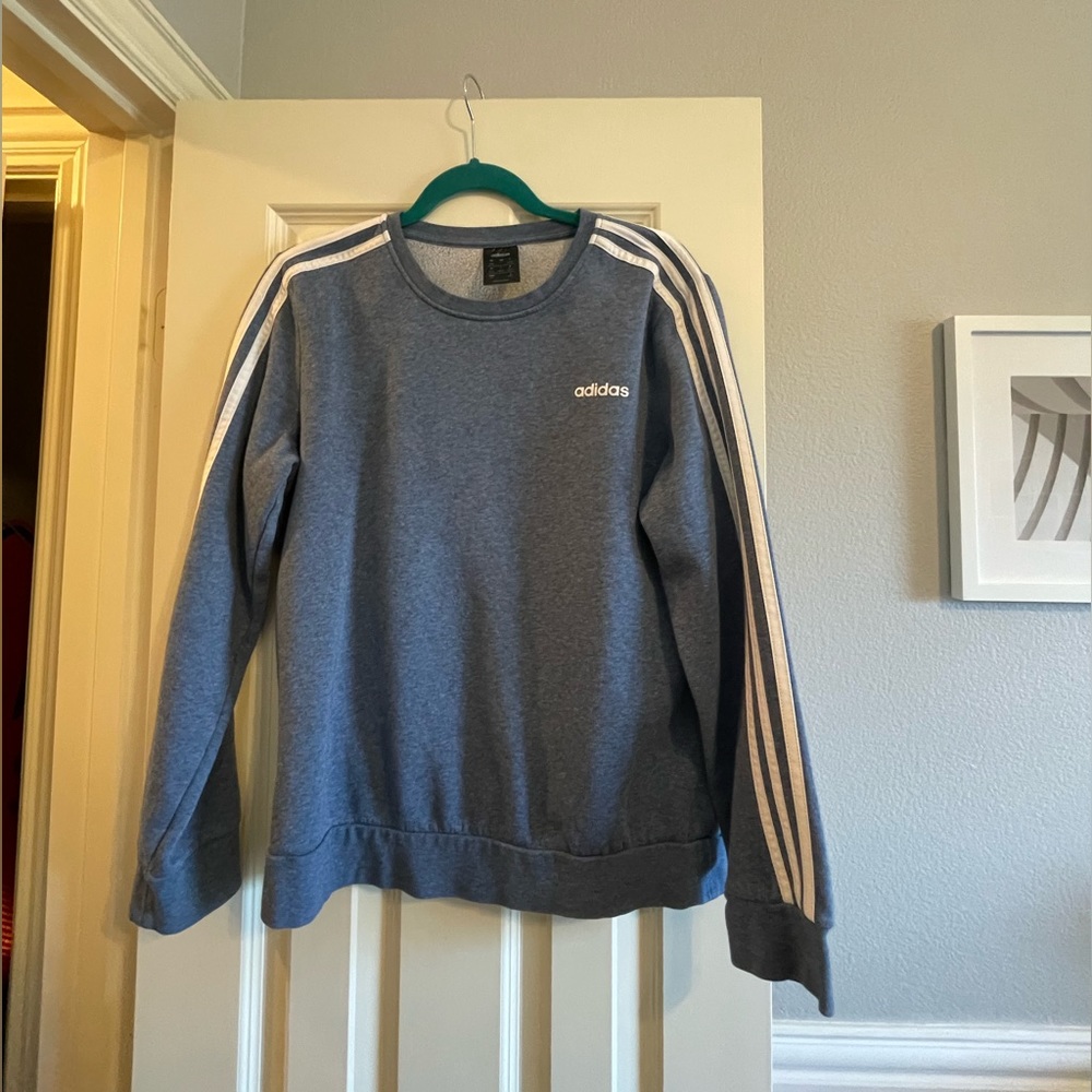 Blue Adidas Crewneck